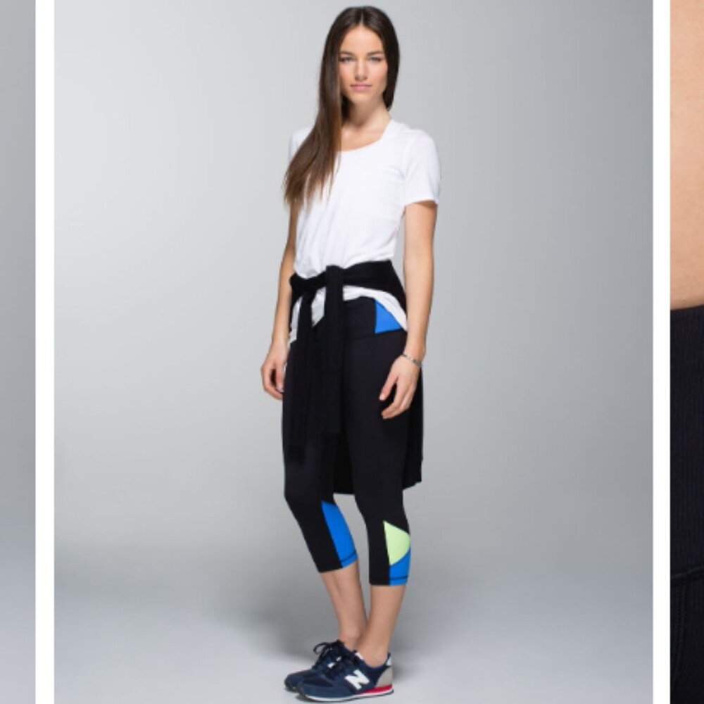 Lululemon Embody Crop *Full-On Luon - Size 12 - Picture 3 of 11